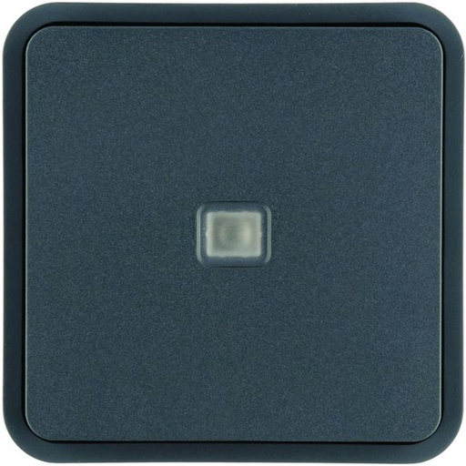 [HAG-WNT912] Cubyko 1 touche KNX à voyant coloris gris WNT912