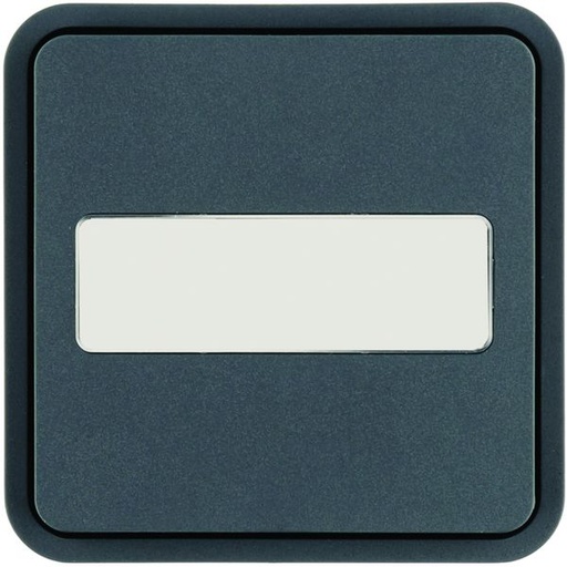 [HAG-WNT922] Cubyko 1 touche KNX porte-étiquette coloris gris WNT922