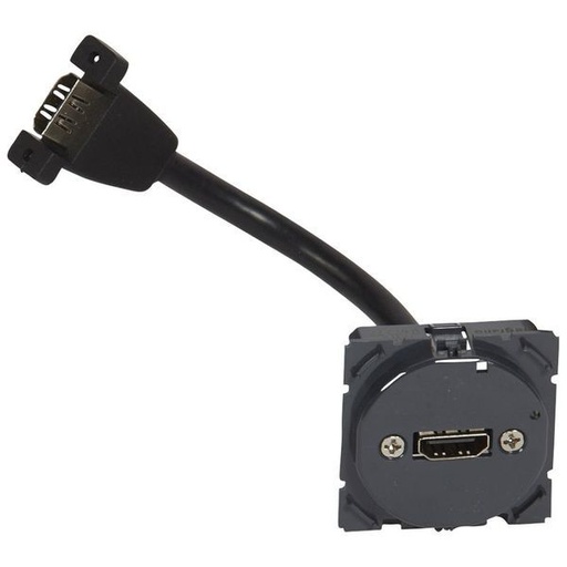 [LEG067377] Prise Audio Et Vidéo Hdmi Typea Céliane Pré-Connectorisée legrand 067377