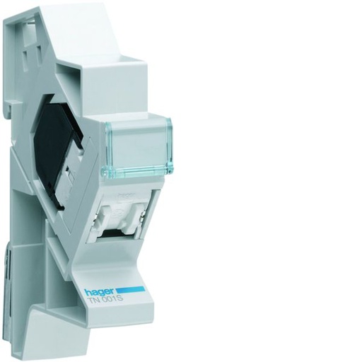 [HAG-TN001S] Connecteur RJ45 cat. 5e pour Grade 1 + support modulaire TN001S