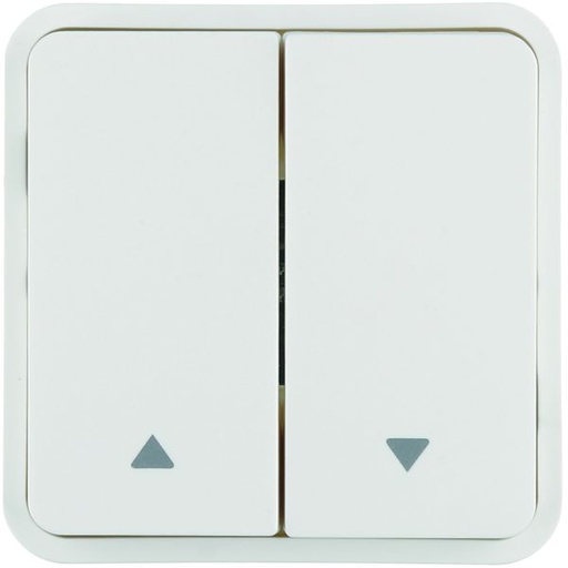 [HAG-WNT982B] Cubyko 2 touches KNX pour 1 volet roulant coloris blanc WNT982B