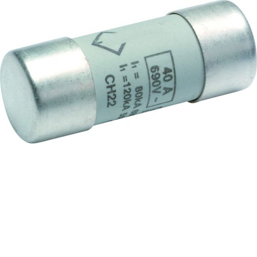 [HAG-LF540G] Cartouche Fusible cylindrique 22x58mm gG 40A 690V AC 80kA LF540G