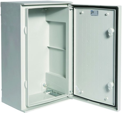 [HAG-FL209B] Coffret polyester porte pleine orion plus IP66 IK10 500x300x200mm Gris clair FL209B