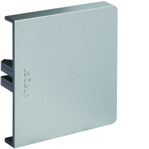 [HAG-GBD500506ALU] Embout pour goulotte d'installation GBA 50x50mm, PVC couleur Alu GBD500506ALU