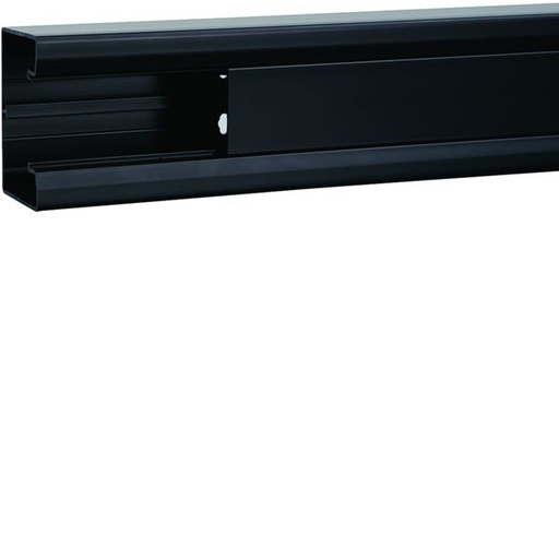 [HAG-GBD5008509011] Goulotte d'installation GBD 50x85mm 1 compartiment PVC noir GBD5008509011