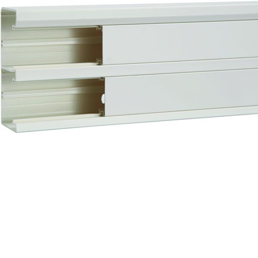 [HAG-GBD5013109016] Goulotte d'installation GBD 50x130mm 2 compartiments PVC blanc GBD5013109016