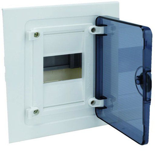 [HAG-VF104TR] Coffret encastré 4 M porte transp. VF104TR