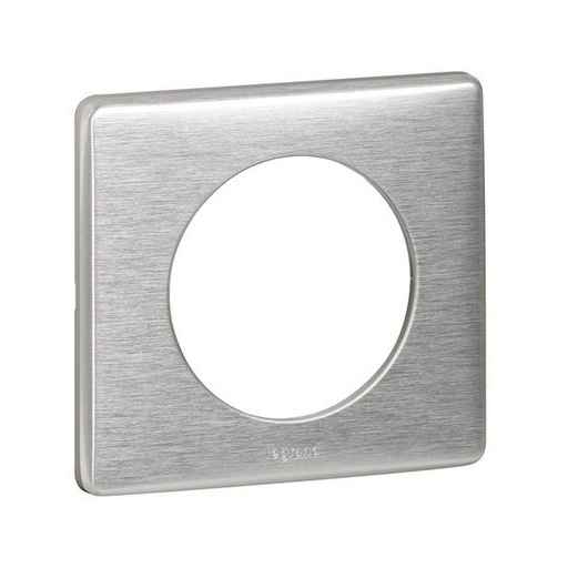 [LEG068921] Plaque Céliane Métal 1 Poste Finition Aluminium legrand 068921