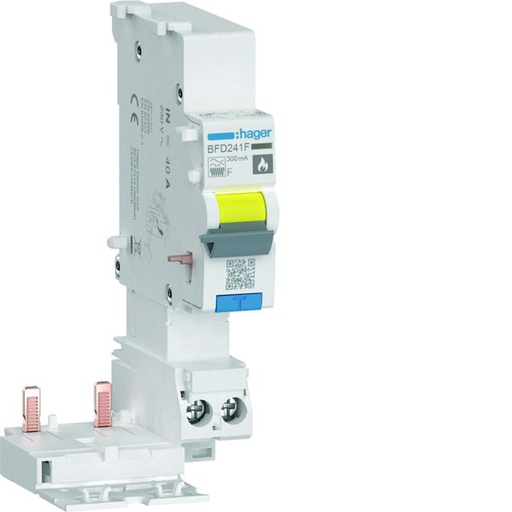 [HAG-BFD241F] Bloc différentiel détecteur d'arcs 2P 40A 300mA type F BFD241F