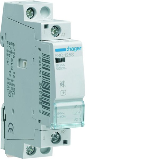 [HAG-ESC125S] Contacteur silencieux 25A, 2F, 230V ESC125S
