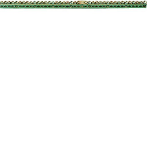 [HAG-K159] Barrette laiton sans socle L242mm 29X10-16mm univers+support et connexion 250 A K159