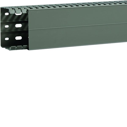 [HAG-BA7A60080] Goulotte de câblage BA7A 60x80mm PVC gris pierre BA7A60080