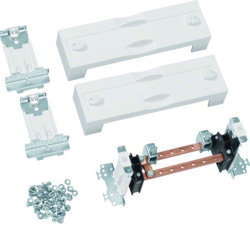 [HAG-UD01F2] Jeu de 2 plastrons pleins avec bornier de terre 75x250mm pour univers UD01F2