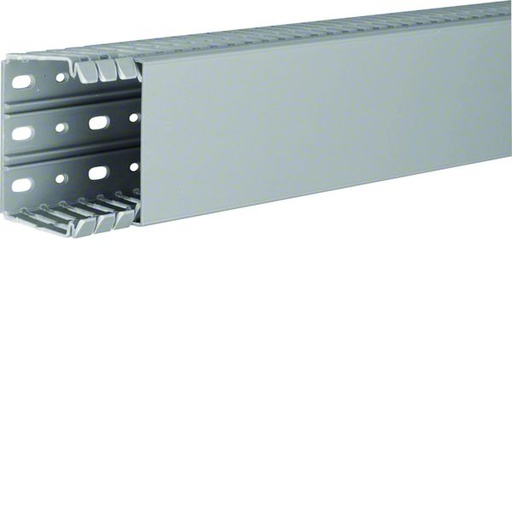 [HAG-BA760080] Goulotte de câblage BA7 60x80mm PVC gris pierre BA760080