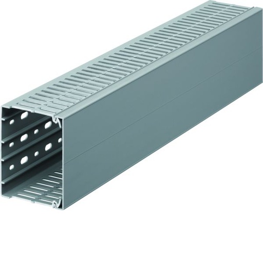 [HAG-BA7A80100] Goulotte de câblage BA7A 80x100mm PVC gris pierre BA7A80100