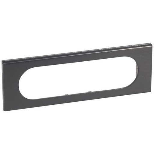 [LEG069036] Plaque Mat Fct Etend3P Inox Black Nickel legrand 069036