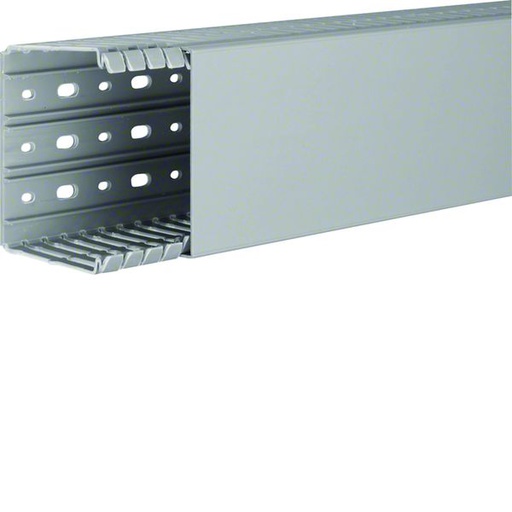 [HAG-BA780100] Goulotte de câblage BA7 80x100mm PVC gris pierre BA780100