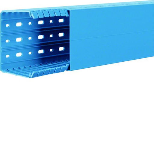 [HAG-BA780100BL] Goulotte de câblage en PVC BA7 80x100mm bleu BA780100BL
