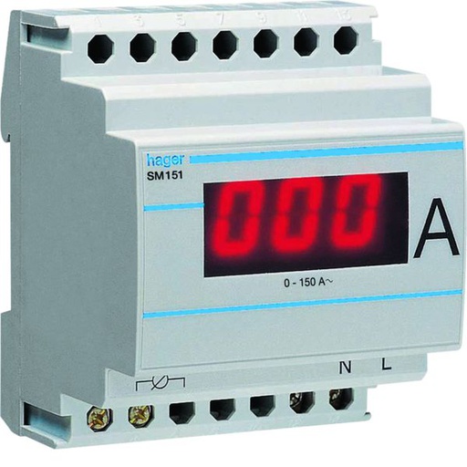 [HAG-SM151] Ampéremètre digital 0-150A branchement sur transformateur de courant SM151