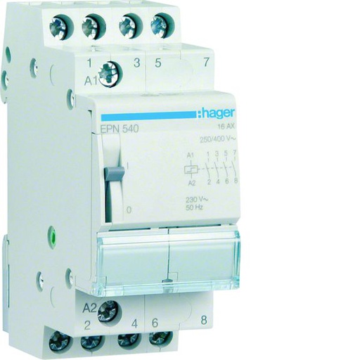 [HAG-EPN540] Télérupteur 4F 230V 16A 2 module EPN540