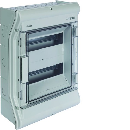 [HAG-VE212F] Coffret de distribution étanche Vector IP55, 2 rangées 24 modules 427x310x151mm VE212F