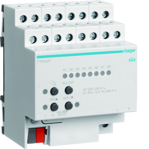 [HAG-TYF642F] Module 2 sorties ventilo-convecteur 10A NO TYF642F