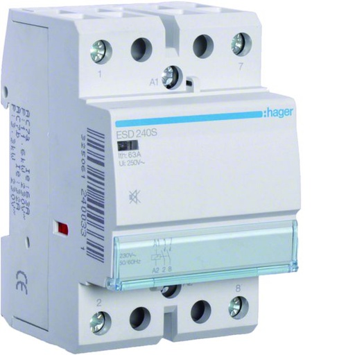 [HAG-ESD240S] Contacteur Silencieux 40A, 2F, 24V ESD240S