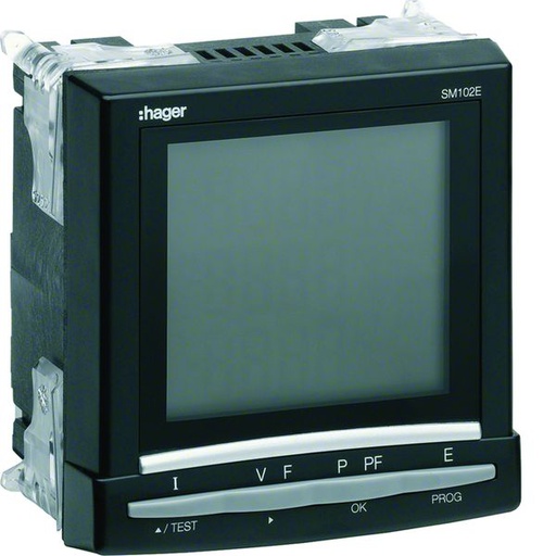 [HAG-SM102E] Centrale de mesure encastrée évoluée compatible avec les modules SM201 et SM210 SM102E