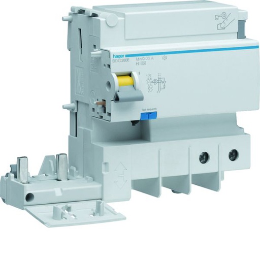 [HAG-BDC280E] Bloc différentiel 125A 30mA 2P type AC à bornes alignées BDC280E