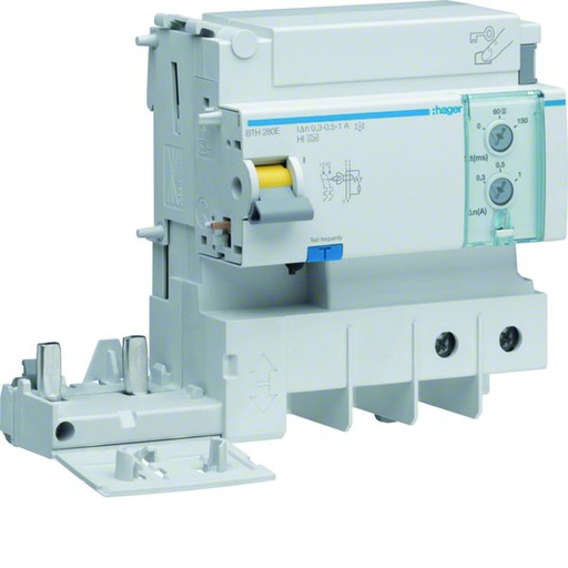 [HAG-BTH280E] Bloc différentiel réglable 125A 2P type A HI à bornes alignées BTH280E