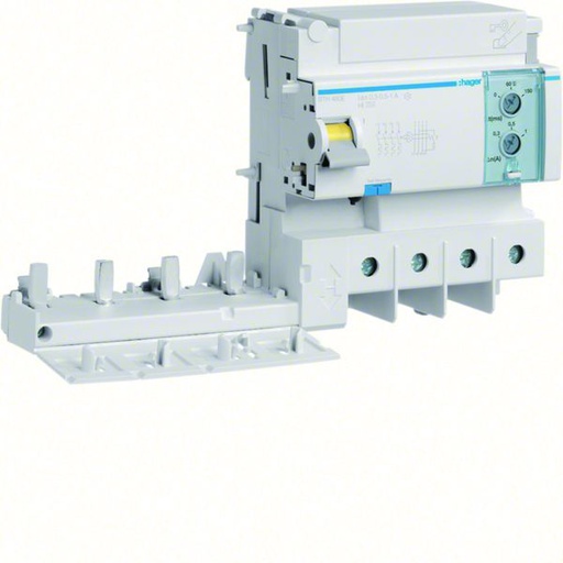 [HAG-BTH480E] Bloc différentiel réglable 125A 4P type A HI à bornes alignées BTH480E