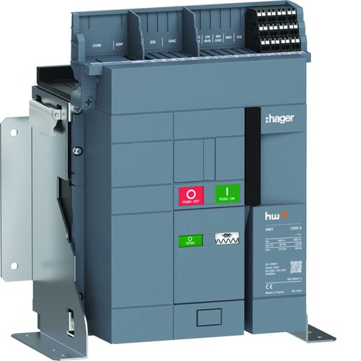 [HAG-HW1W312FS] Interrupteur Ouvert HW1 1250A 3P Fixe HW1W312FS