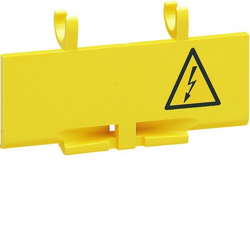 [HAG-AZ010] Cache bornes plombable jaune pour disjoncteur différentiel 2m AZ010