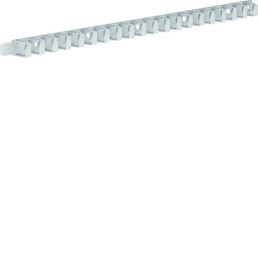 [HAG-M5690] Goulotte de câblage flexible Polyamide sans halogene 10mm L=0,25m gris clair M5690