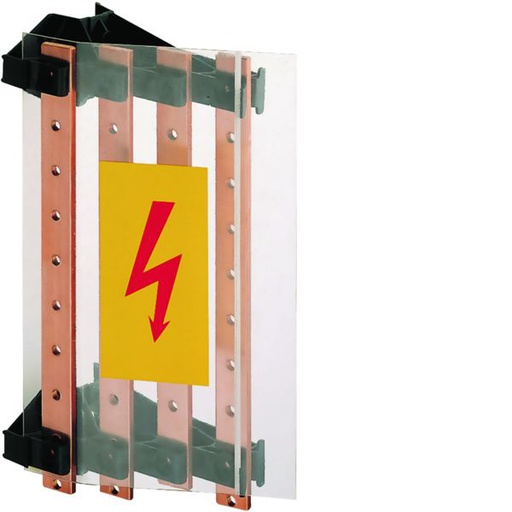 [HAG-UC830] Jeux de barres latéraux quadro 250A cuivrés livrés avec 2 supports tétrapolaires UC830