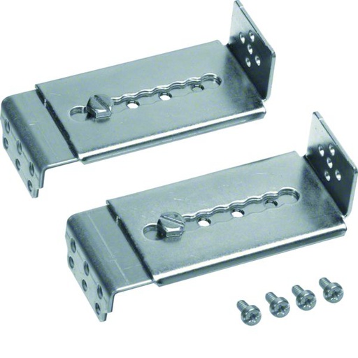 [HAG-UZ04Z2] Jeu 4 équerres Univers, profondeur 205mm pour platine perforée UZ04Z2
