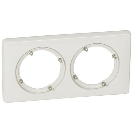 [LEG069072] Plaque Céliane Ip44 2 Postes Blanc legrand 069072