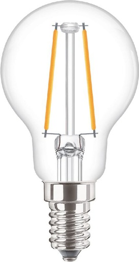 [PHI-347748] CorePro LEDLuster Filament 2-25W E14 2700K Claire 347748 Philips