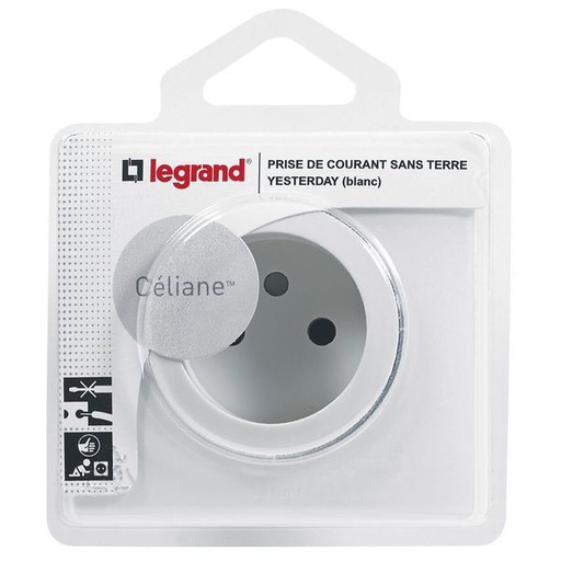 [LEG099561] Prise 2P Complet Blanc legrand 099561