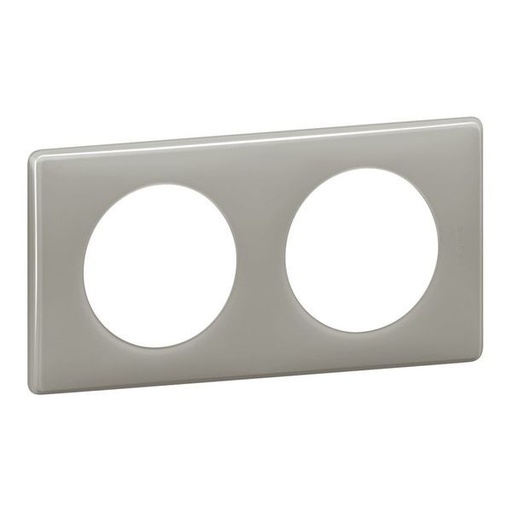 [LEG098869] Plaque 2P Gris Perle legrand 098869