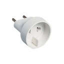 Adaptateur fr 2p+t 10a/de 16a+t -10412 elec