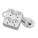 Bloc carre 4pc+t cordon -11153 elec