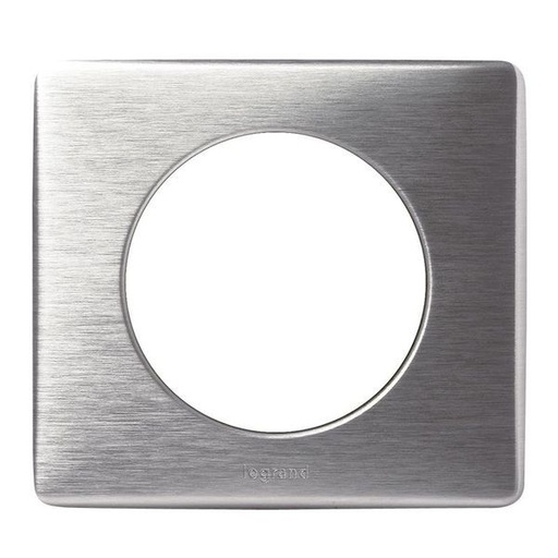 [LEG099865] Plaque Céliane Métal Aluminium 1 Poste legrand 099865