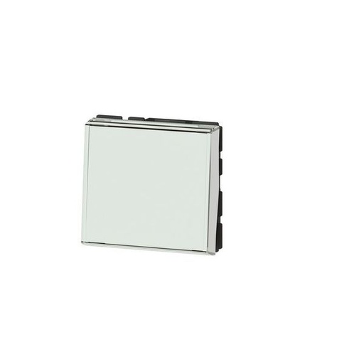 [LEG099412] Mosaic Poussoir Porte Etiquette 6A 2 Modules Composable Blan legrand 099412