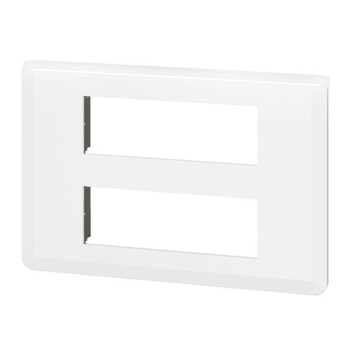 [LEG078836L] Plaque De Finition Mosaic Pour 2X6 Modules Blanc legrand 078836L