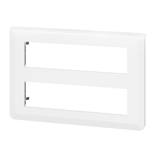 [LEG078837L] Plaque De Finition Mosaic Pour 2X8 Modules Blanc legrand 078837L