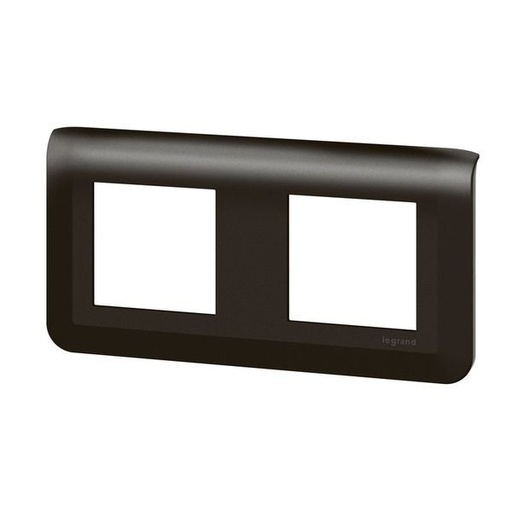 [LEG079044L] Plaque 2X2 Modules Noir Mat legrand 079044L