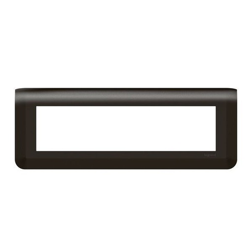 [LEG079058L] Plaque 8 Modules Noir Mat legrand 079058L