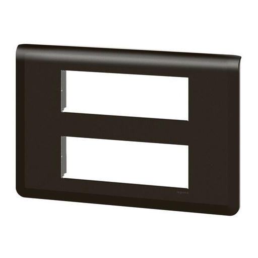 [LEG079076L] Plaque 2X6 Modules Noir Mat legrand 079076L