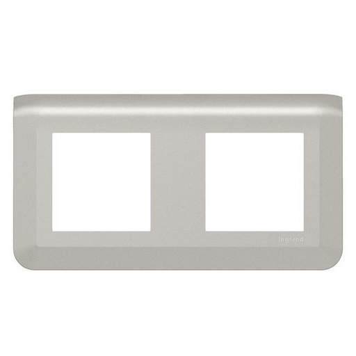 [LEG079304L] Plaque 2X2 Modules Alu legrand 079304L